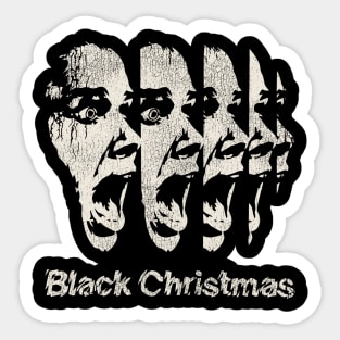 Black Christmas Horror Movie Fan Sticker